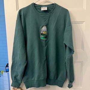 Champion Embroidered Cross Patch Sweatshirt